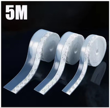5M Seal Adhesive Silicone Draught Excluder Window Door Tape Weather Stopper New