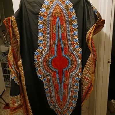 Fabric African 5 Yards Panels Cotton