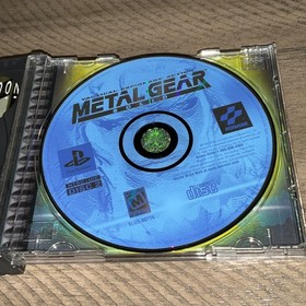 Metal Gear Solid (Sony PlayStation 1, 1999) PS1 Complete w/Manual - Black Label