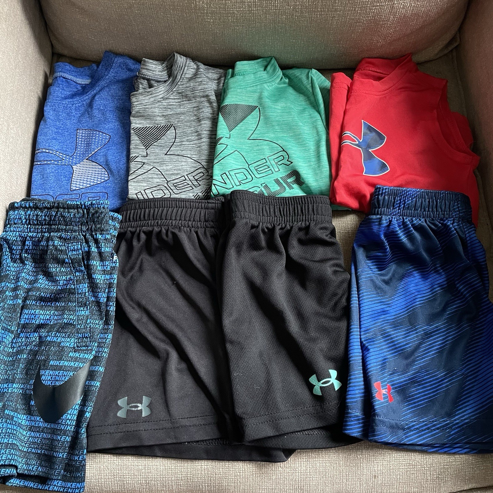 Under Armour Nike Two Piece Sets T Shirt Shorts Bundle Size 2T