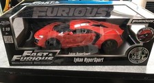 Jada Toys 1:18 The Fast the Furious Lykan Hypersport Red