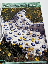 Bluebonnet Afghan Crochet Pattern Worsted Yar...