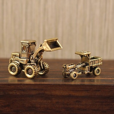 Brass Engineering Truck Mini Used Excavator Truck Micro Landscape Decoration