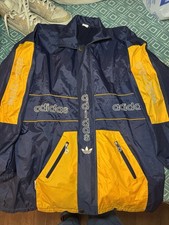 RARE Vintage 80s Adidas Windbreaker Jacket Sportswear LARGE