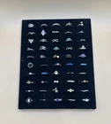 Vintage To Now ‘Lot Of 50’ 925 Sterling Silver  Rings / Size From 4 To 9.25