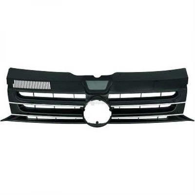 Kühlergrill Kühlergitter chrom schwarz für VW Transporter V Kasten