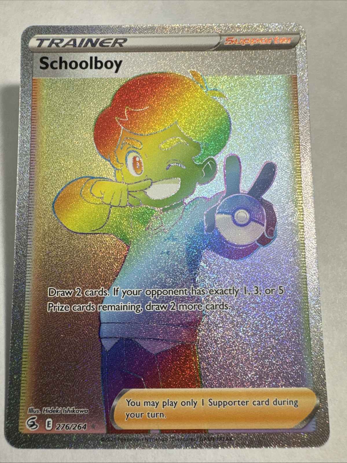 Schoolboy (Secret) 276/264 Swsh08: Fusion Strike Holo