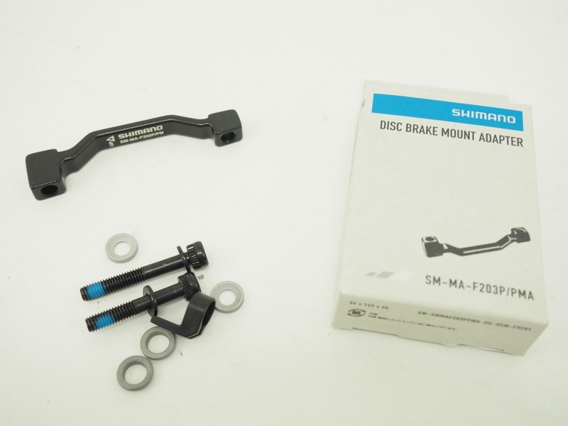 New! Shimano SM-MA-F203P/PM Mountain Bike Disc Brake Adapter Front 203mm