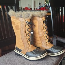 SOREL Womens Waterproof Leather Duck Boots Ta...