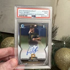 Paul Skenes 2023 Bowman Draft Chrome #CDAPS AUTO ON CARD Auto PSA MINT 9