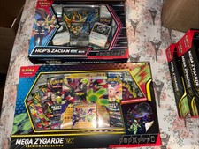 Coffret Pokemon Mega Zygarde ex Premium Collection Neuf Scellé Et Hop’s Zacian ex