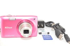 Nikon COOLPIX S3300 Pink 6x Zoom 16.0MP Digital Camera Japan 2606