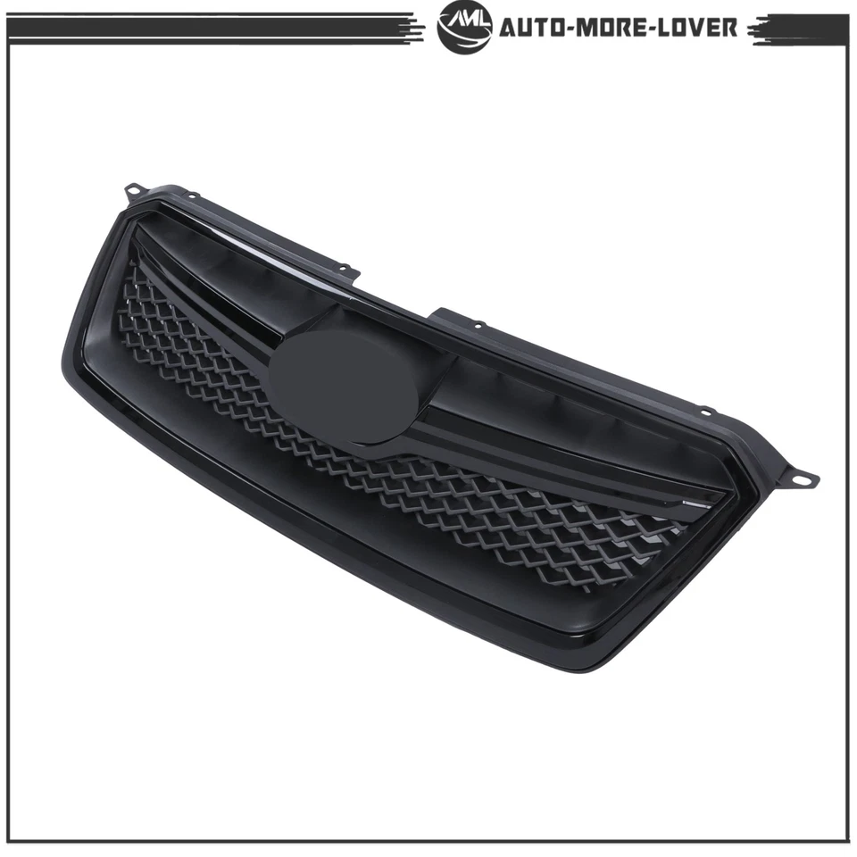 Parachoques delantero de plástico negro apto para Subaru XV Crosstrek 2016-2017 rejilla superior Foto 3 de 4