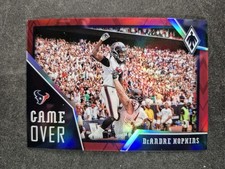 2020 Panini Phoenix #15 DeAndre Hopkins Game Over Red /299 Texans Football Card