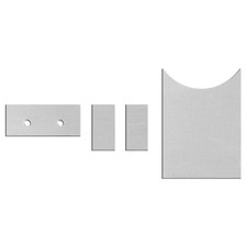 Scott Drake Air Conditioning Vent Inserts Deluxe Brushed Aluminum Mustang 1967 Scott Drake Air Conditioning Vent Inserts Deluxe Brushed Aluminum Mustang 1967