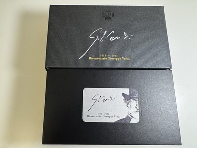 montegrappa limited edition 644/813 bicentenario giuseppe verdi 1813-2013 box