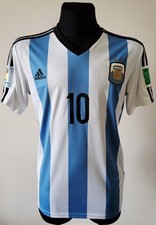 Argentina 2013 - 2014 Home Basic football Adidas shirt #10 Messi size Medium