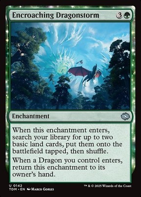 (x4) Encroaching Dragonstorm 0142 Play Set Uncommon Tarkir Dragon Storm MTG NM