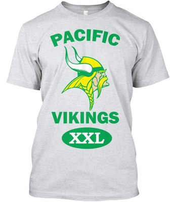 #ad Pacific High School Vikings San Leandro T Shirt Made in the USA Size S to 5XL $21.78