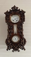 Rare Antique Lenzkirch Miniature Vienna Wall Clock