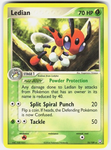 LEDIAN 23/109 RARE TEAM ROCKET RETURNS POKEMON MP