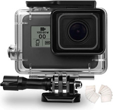 60M/196FT Waterproof Housing Case for Go Pro Hero 7/6/5/ 2018 Black, Waterproof