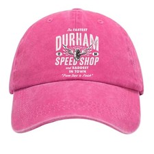Durham Speed Shop Vintage Racing Washed Cotton Adjustable Baseball Dad Hat