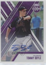 2017 Panini Elite Extra Edition Aspirations Purple /100 Tommy Doyle #70 Auto 1f1