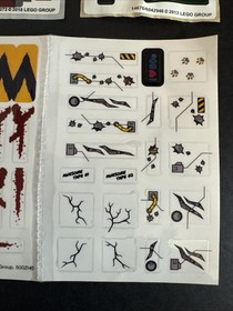 LEGO STICKER SHEET  76104 5002145 76017 76006 LEGO Marvel