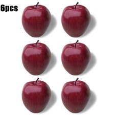Artificial Fruit Apples Food Lifelike Fake Fruits Plant Home Office Party Decor