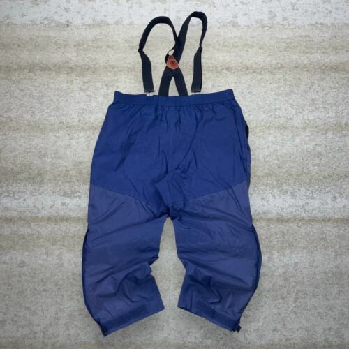 Vintage Cabelas Overalls 2XL Navy Blue Nylon Insane Fade Baggy Fit 90s - Picture 2 of 3