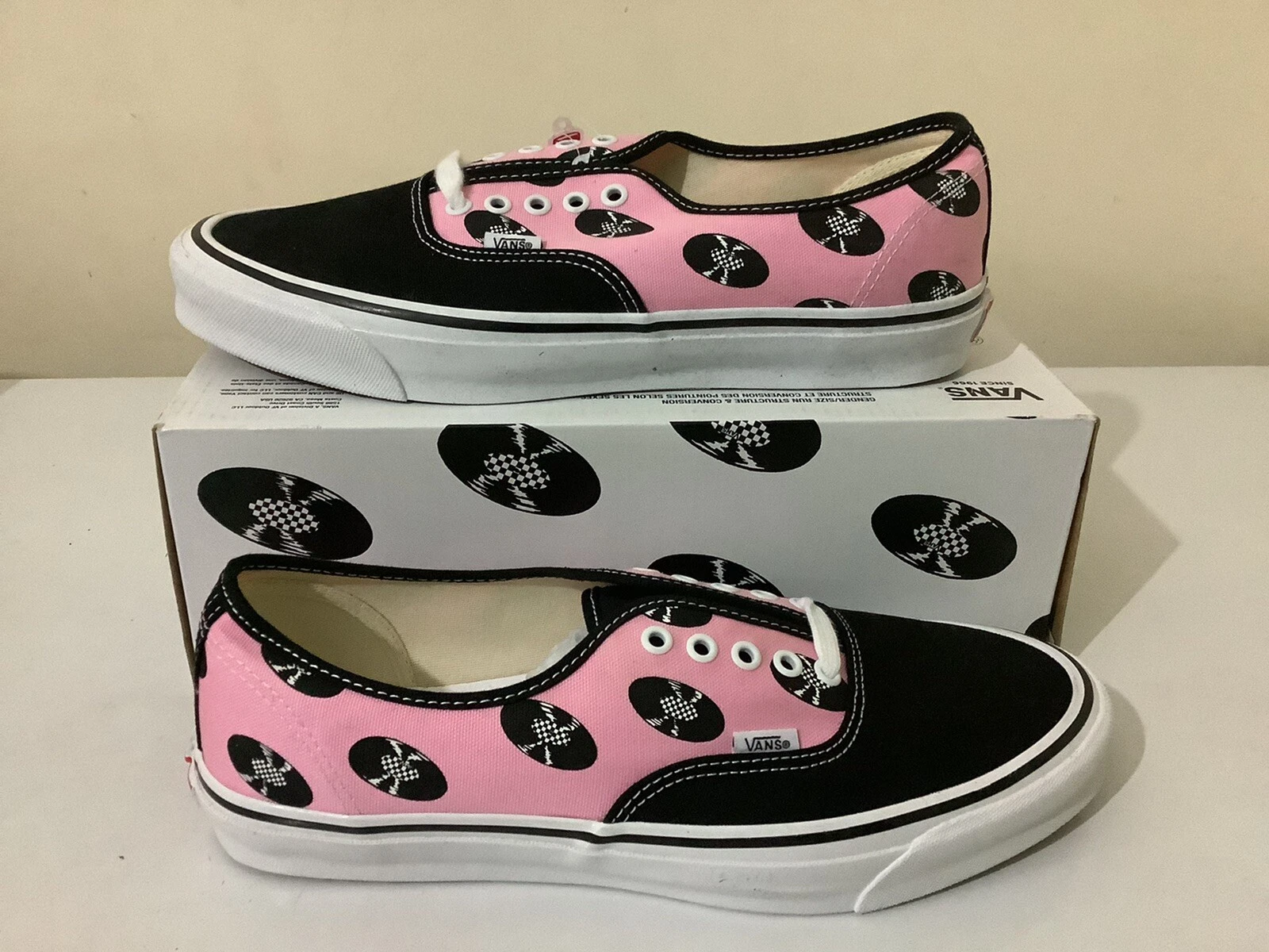 Scarpe Vans Og autentiche Lx (Wacko Maria) Rosa Records UK 11 NOTE: SCATOLA TOP APERTA