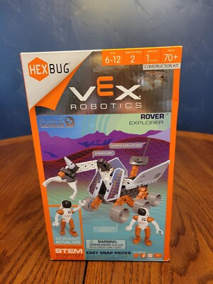 Hex Bug Vex Robotics Rover Explorer Construction Kit 70+ PC STEM Starter Set NEW