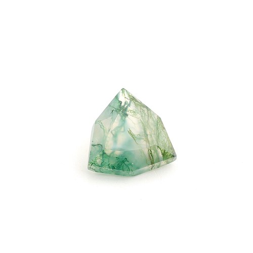 Natürlicher Moosachat Billion Form Top Schliff 8x8mm Sorgen Edelstein 1,70 Ct. - Bild 2 von 6