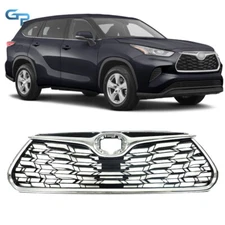 For 2020-2022 Toyota Highlander Front Bumper Upper Grille Assembly