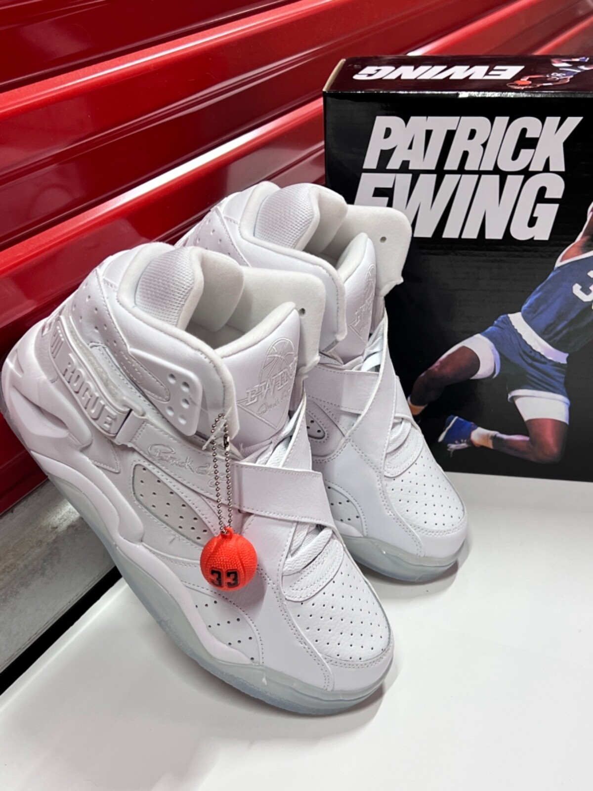PATRICK EWING WHITE ROGUE ICE SOLES 1BM01104 100 KNICKS BASKETBALL