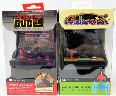 My Arcade Micro Player Retro Mini Arcade Duo - Galaxian & Bad Dudes VIDEO GAMES