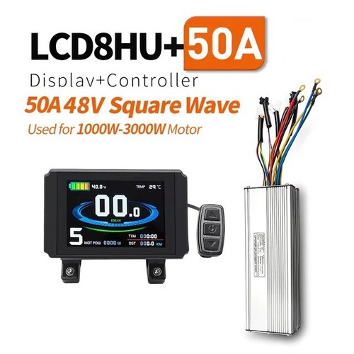 Controller E-Bike 36V/48V KT 30A-50A + Display LCD per motore brushless 1000W-3000W - Foto 38 di 39