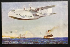 Mint England Color Picture Postcard Canopus Flying Boats Of Imperial Airways