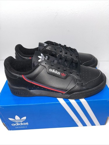 Adidas Originals Continental 80 Shoes - Black/Scarlet/Collegiate Navy