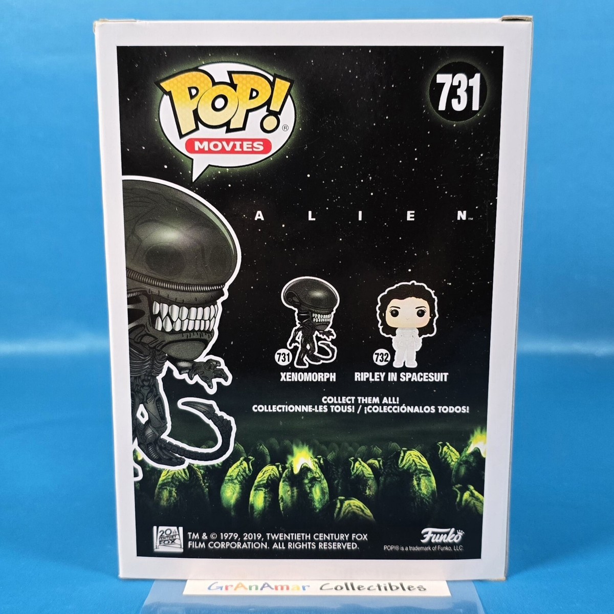 Funko Pop Alien Xenomorph Blacklight - édition Riley Queen, Authentique, état Mint, Occasion