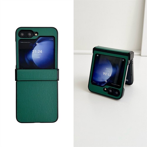 Fashion PU Leather Phone Protective Case Cover For Samsung Galaxy Z Flip 3 4 5 6 - Picture 17 of 34
