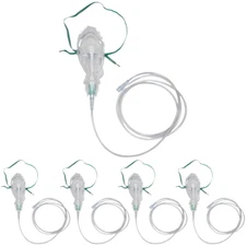 Elongated Pediatric Oxygen Mask, Small Volume N.e.b. Cup, 7' Tubing - Pack of 5