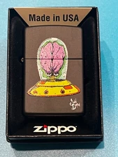  Genuine Brand New 2023 ZIPPO LIGHTER Artist SEAN DIETRICH UFO Martian Design