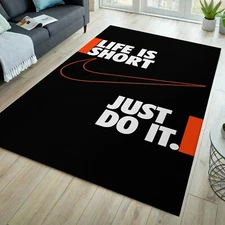 Sneaker rug, sneaker mat, sneaker poster rug, sneaker decor rug