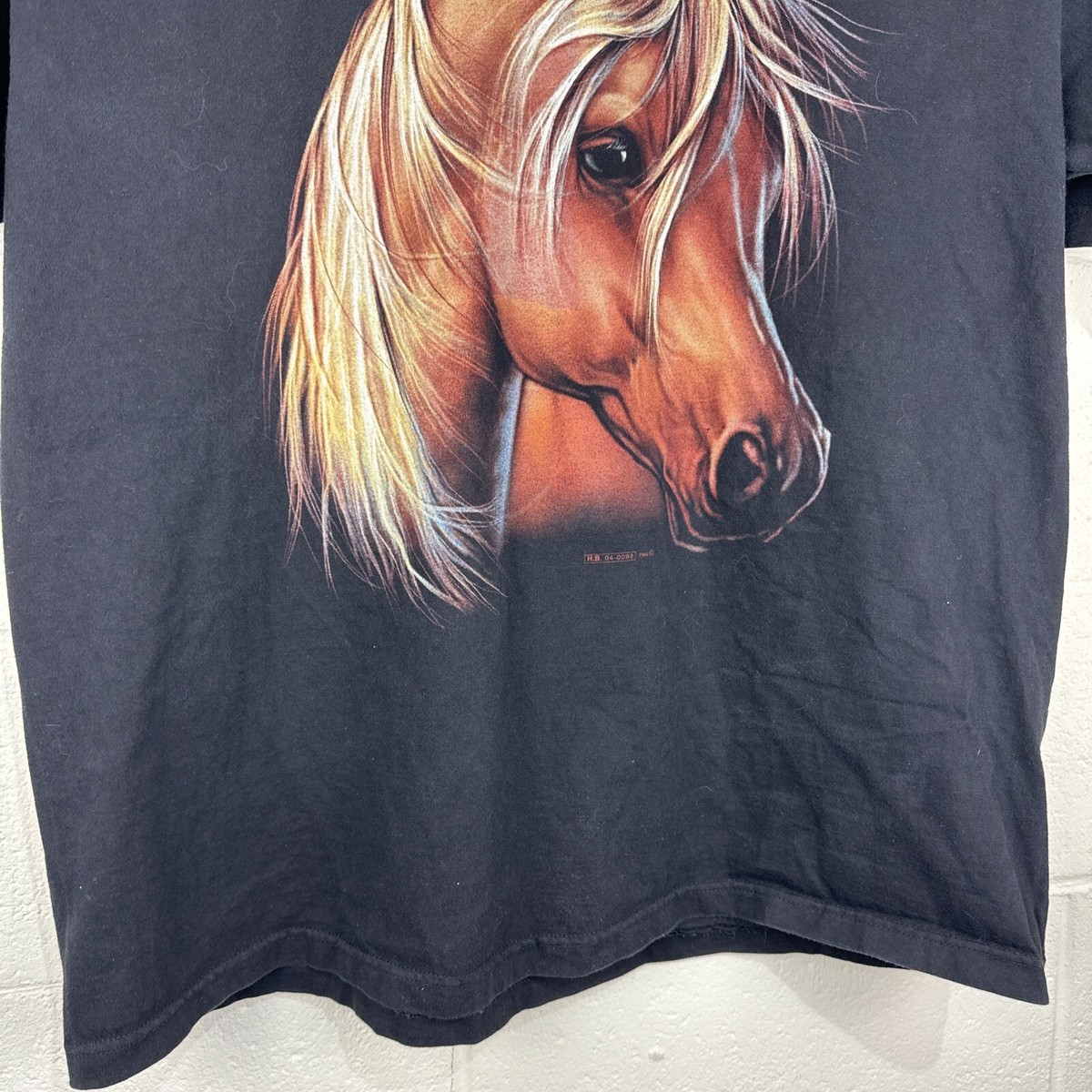 Hero Buff Horse Animal Nature Wildlife Graphic T Shirt XXL Black