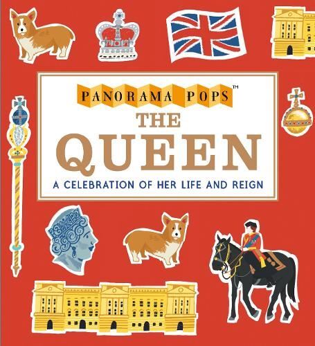 The Queen: Panorama Pops Like New Book, Liz Kay, Hardback