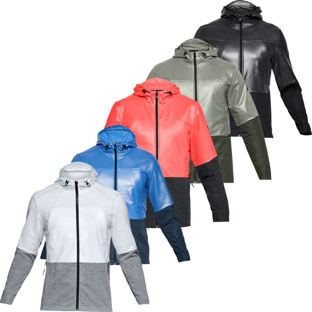 UNDER ARMOUR MENS GOLF UA STORM SWACKET WATER RESISTANT FULL ZIP HOODIE  JACKET