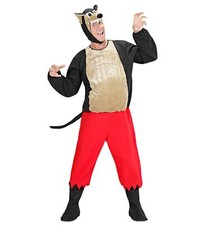 Kostüm böser schwarzer Wolf - Wolfskostüm Gr. M - XXL