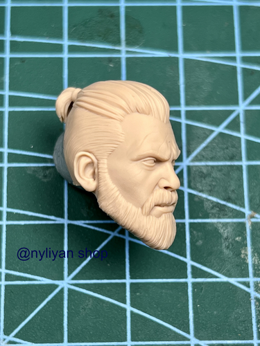 1/12 Male Kraven the Hunter Head Sculpt Carved For 6"ML Action Figure Body Toys - Picture 2 of 3